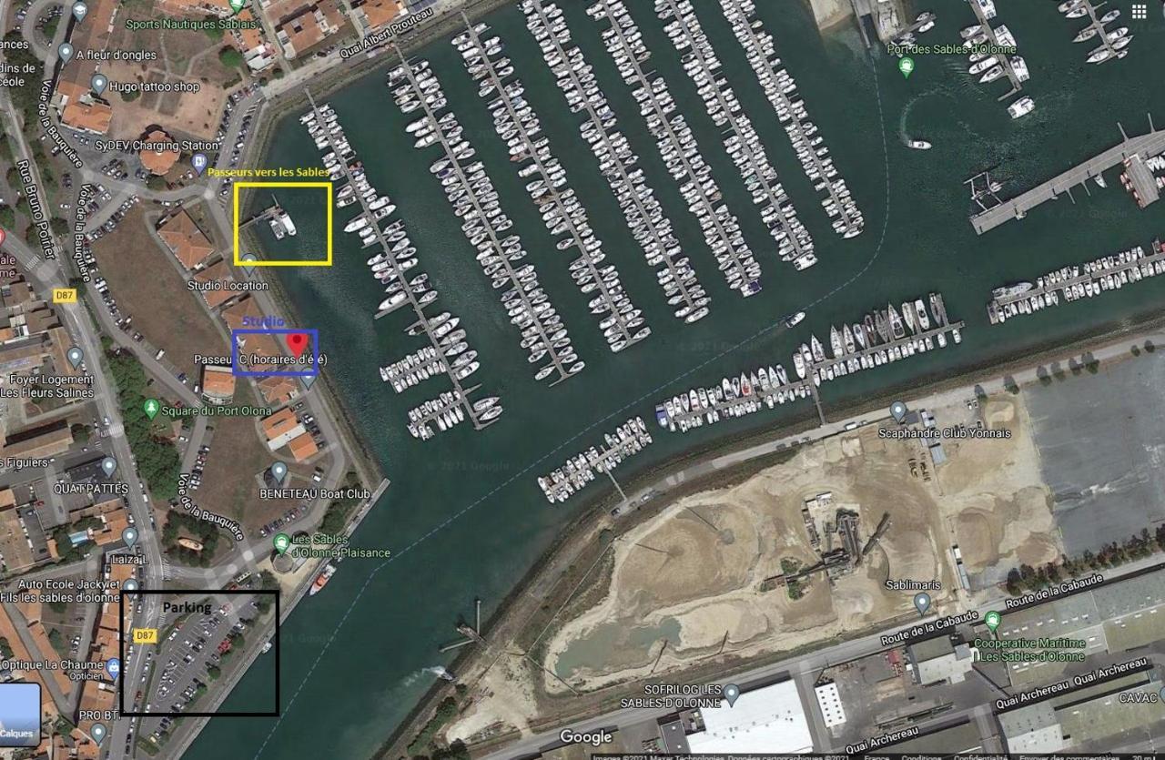 Studio Les Sables D'Olonne Port Olona - La Chaume Exteriör bild